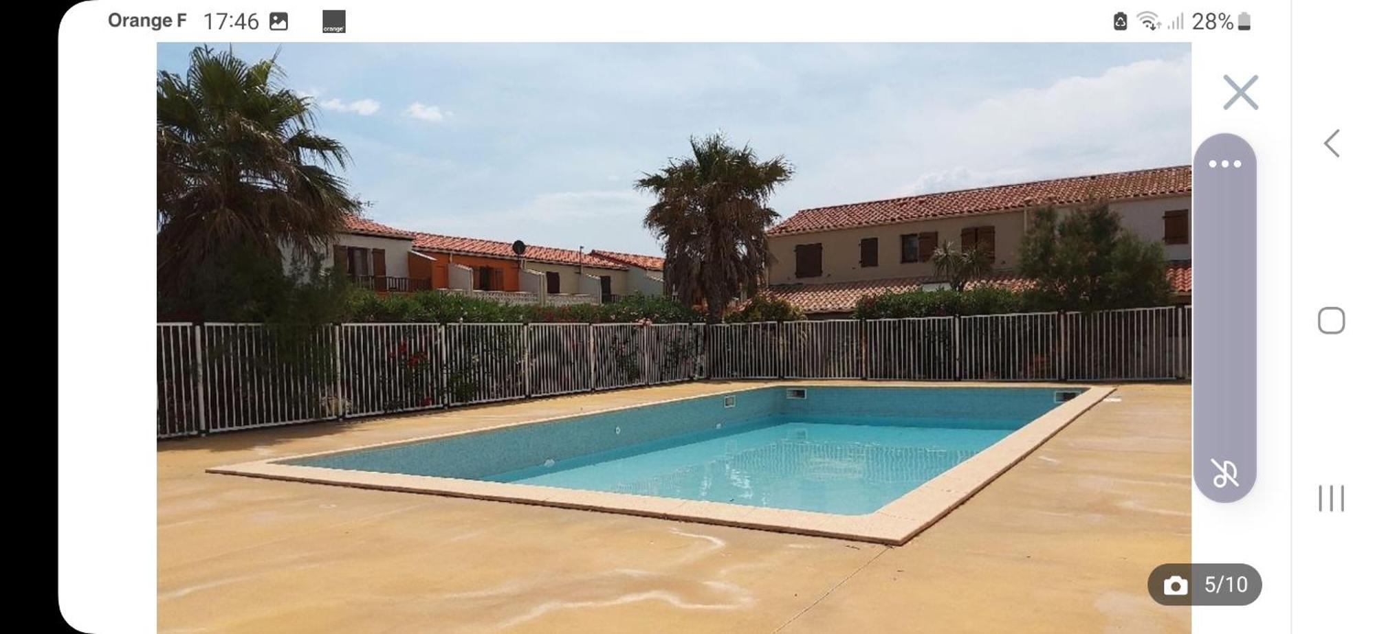 Villa La Catalane F3 avec Wi-Fi à Le Barcarès Extérieur photo